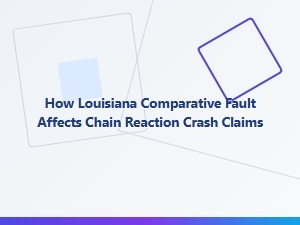 Comparative Fault Laws in Louisiana Chain Reaction Crashes